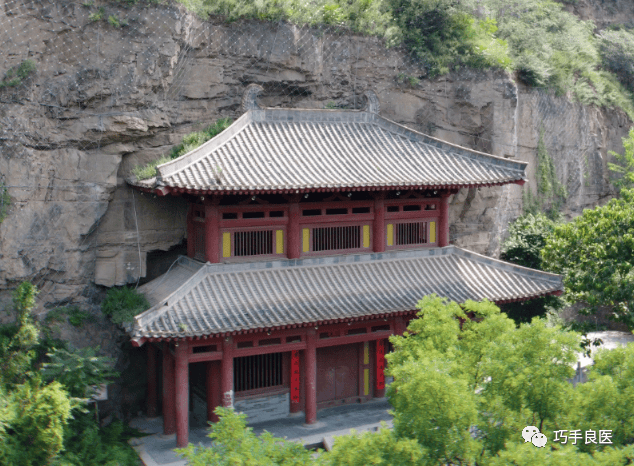 A scenic view of Xianyang Jinchuanwan Grottoes