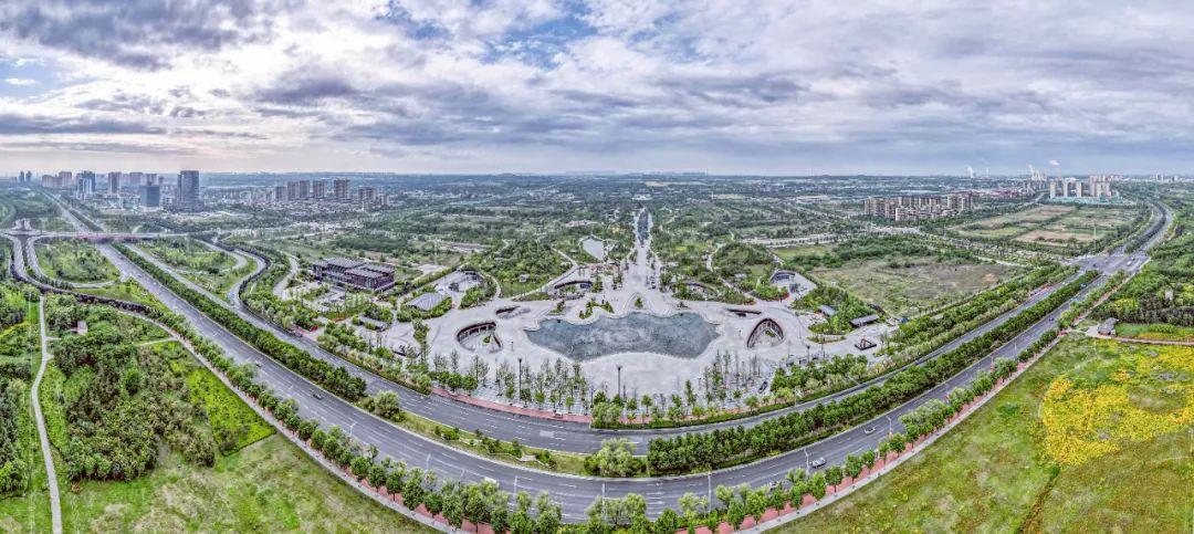 A scenic view of Xianyang Qin Prince Tombs