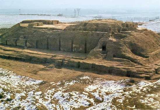 A scenic view of Xianyang Qin Prince Tombs