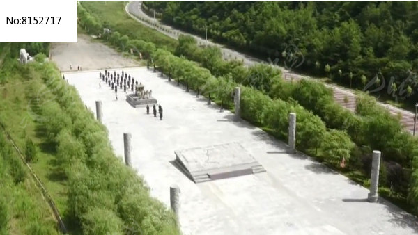 A scenic view of Xianyang Qin Zhidao Straight Road Site