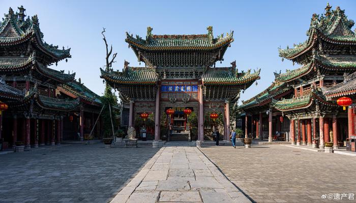 A scenic view of Xianyang Sanyuan Chenghuang Temple