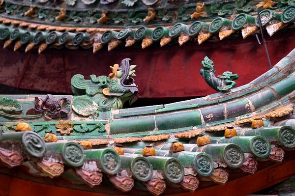 A scenic view of Xianyang Sanyuan Chenghuang Temple