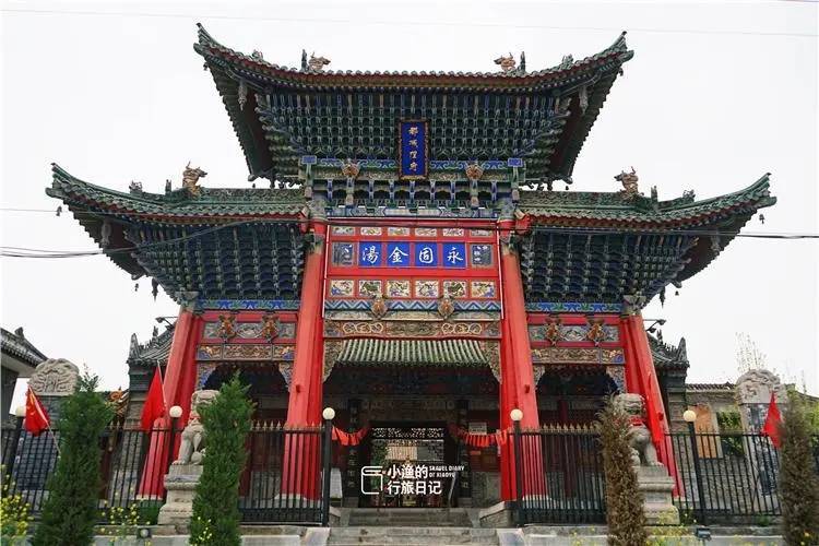 A scenic view of Xianyang Wugong Chenghuang Temple