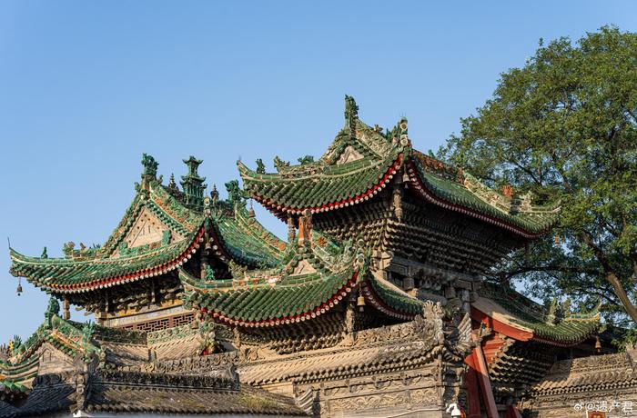 A scenic view of Xianyang Wugong Chenghuang Temple