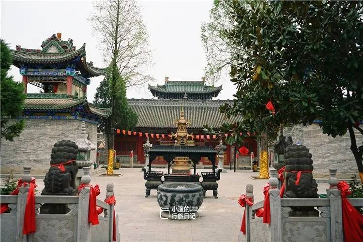 A scenic view of Xianyang Wugong Chenghuang Temple
