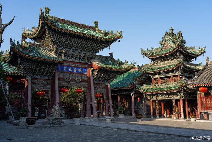 A scenic view of Xianyang Wugong Chenghuang Temple