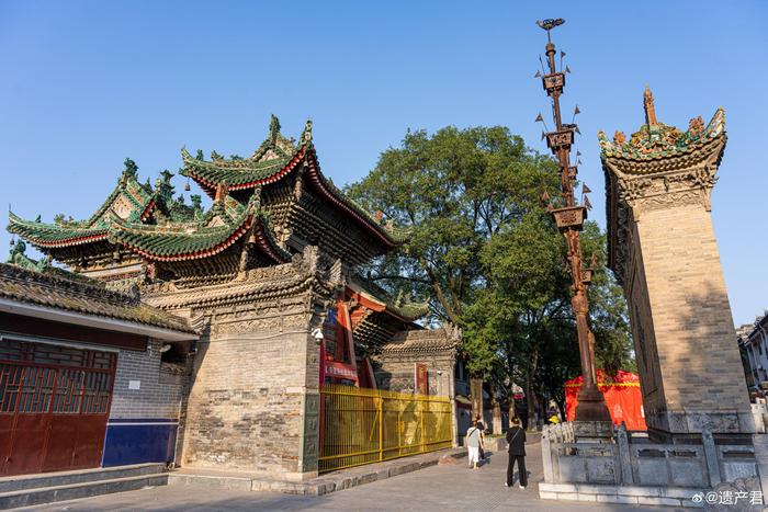 A scenic view of Xianyang Wugong Chenghuang Temple