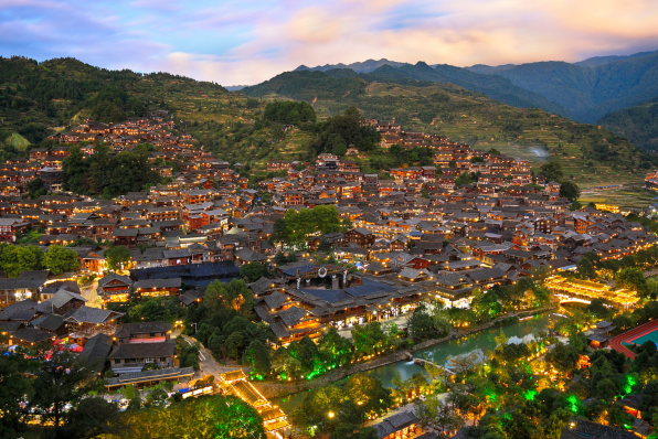 A scenic view of Xianyang Zhaoren Temple Main Hall