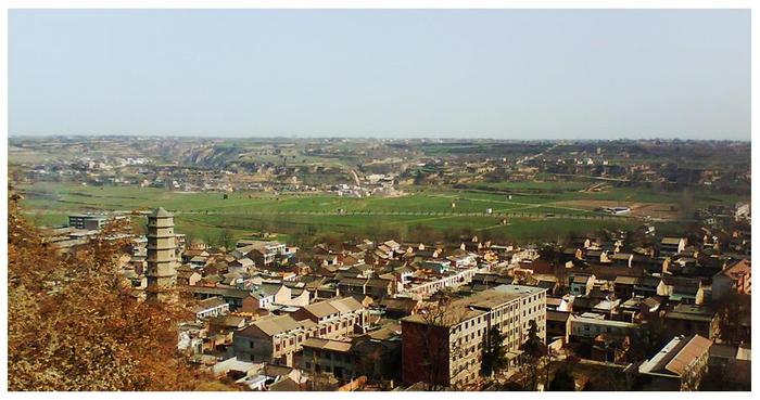 A scenic view of Xianyang Zhengjiapo Site