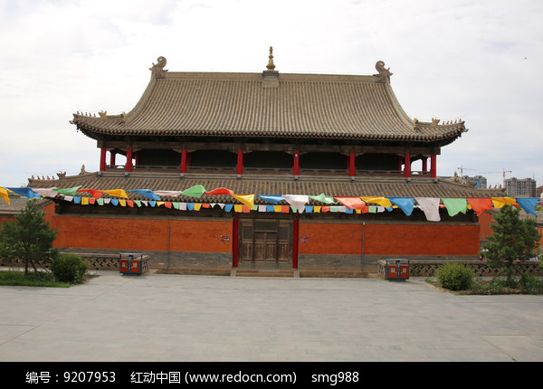 A scenic view of Xilingol Beizimiao
