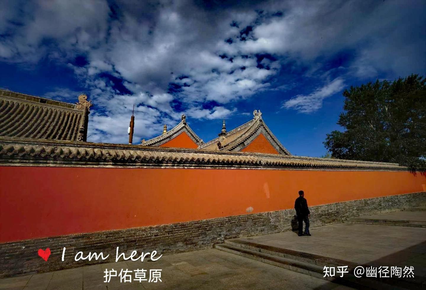 A scenic view of Xilingol Beizimiao