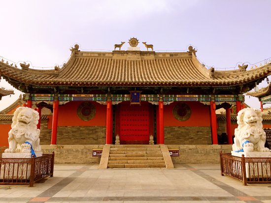 A scenic view of Xilingol Beizimiao