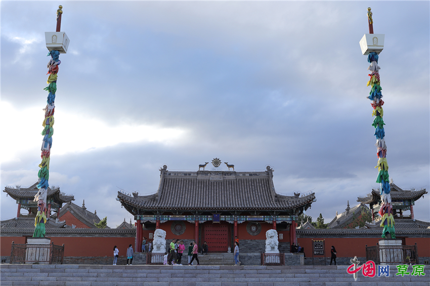 A scenic view of Xilingol Beizimiao