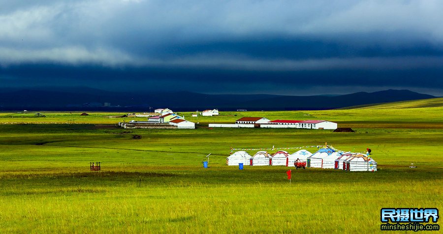 A scenic view of Xilingol Engeerhemuqun