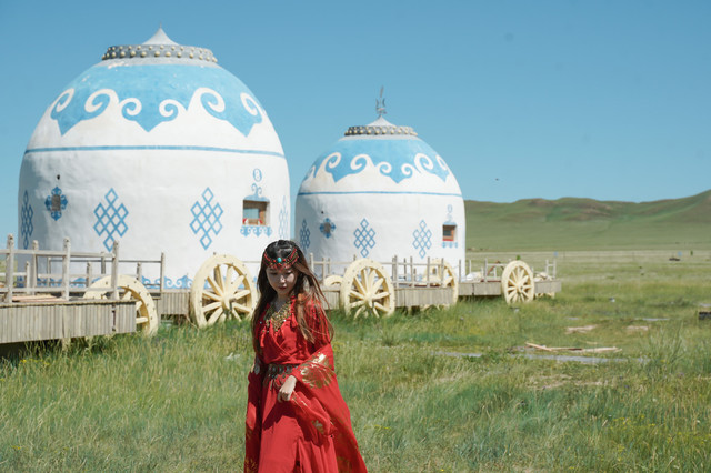 A scenic view of Xilingol Nuoergujianzhuqun