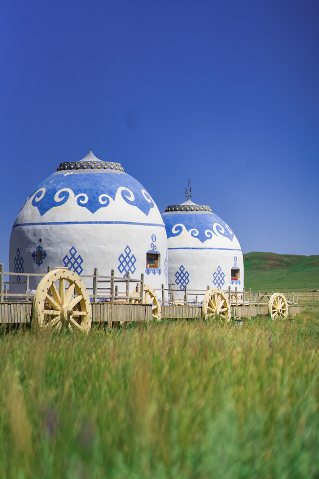 A scenic view of Xilingol Nuoergujianzhuqun