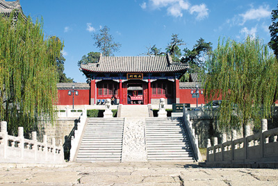 A scenic view of Xingtai Bianque Temple