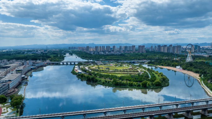 A scenic view of Xingtai Grand Canal