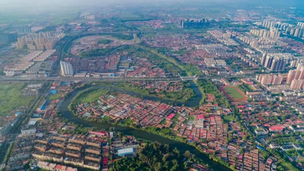 A scenic view of Xingtai Grand Canal