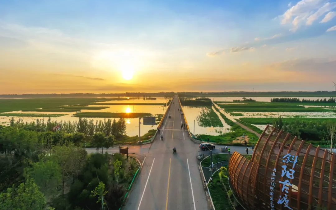 A scenic view of Xingtai Grand Canal