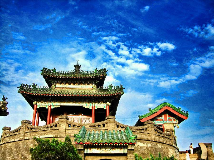 A scenic view of Xingtai Houdige Site