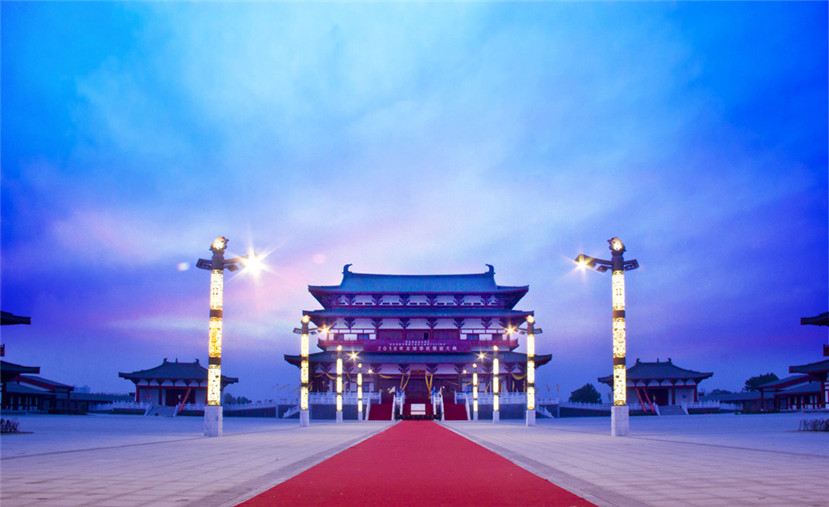 A scenic view of Xingtai Longyao Tang Ancestral Tomb