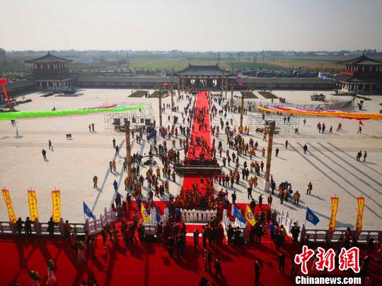 A scenic view of Xingtai Longyao Tang Ancestral Tomb