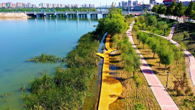 A scenic view of Xingtai Luchenggang City Site