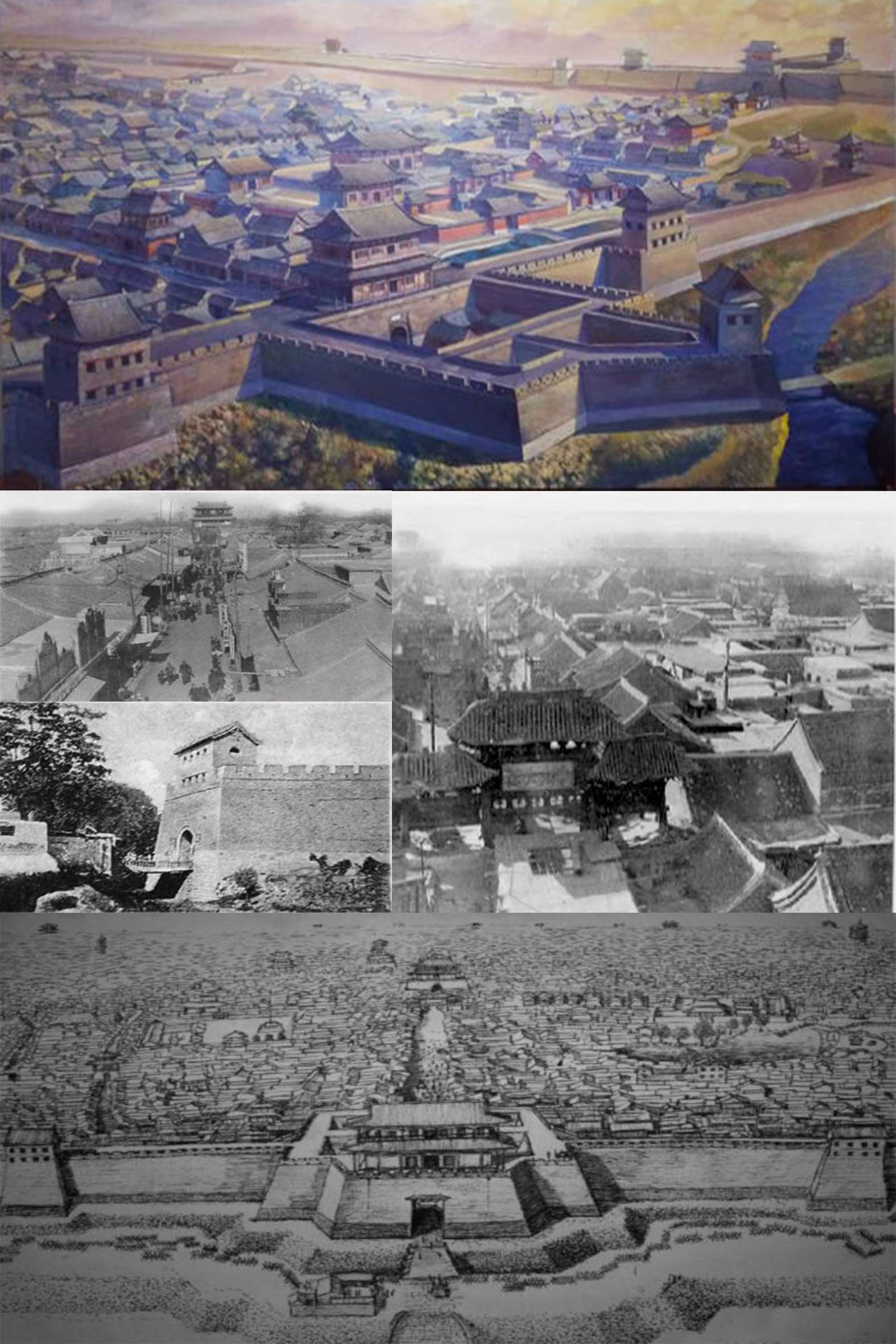A scenic view of Xingtai Luchenggang City Site