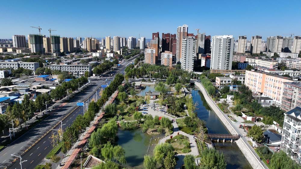 A scenic view of Xingtai Luchenggang City Site