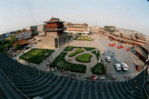 A scenic view of Xingtai Luchenggang City Site
