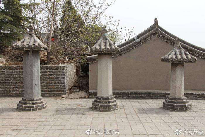 A scenic view of Xingtai Puli Temple Pagoda