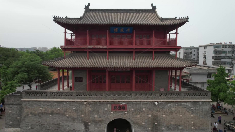 A scenic view of Xingtai Qingfeng Tower