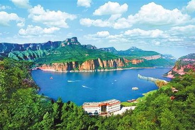 A scenic view of Xingtai Song Jing Stele