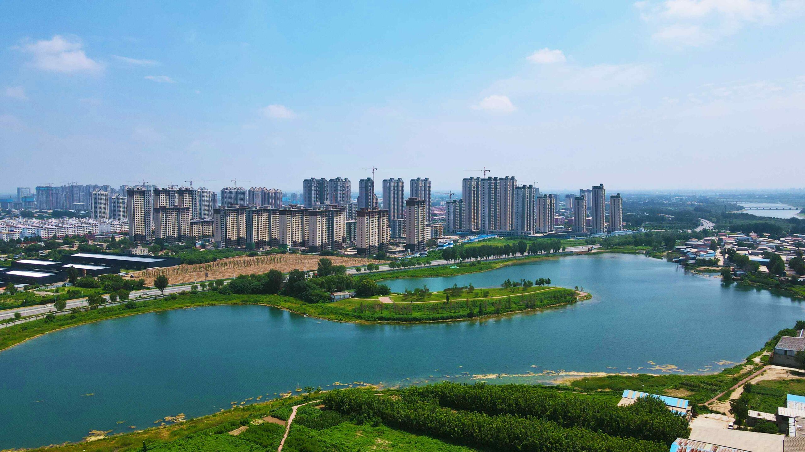 A scenic view of Xingtai Xingguo Tomb