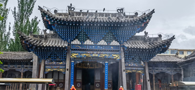 A scenic view of Xining Huangyuan Chenghuangmiao