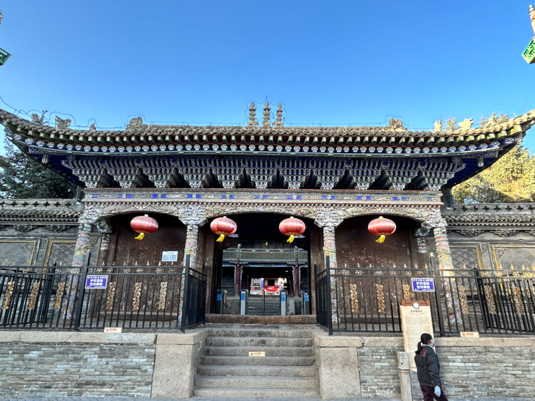 A scenic view of Xining Huangyuan Chenghuangmiao