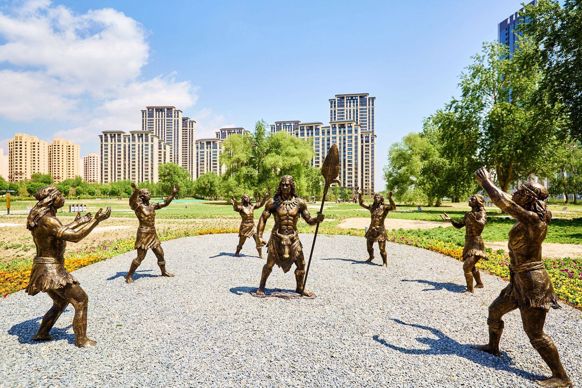 A scenic view of Xining Shenna Yizhi