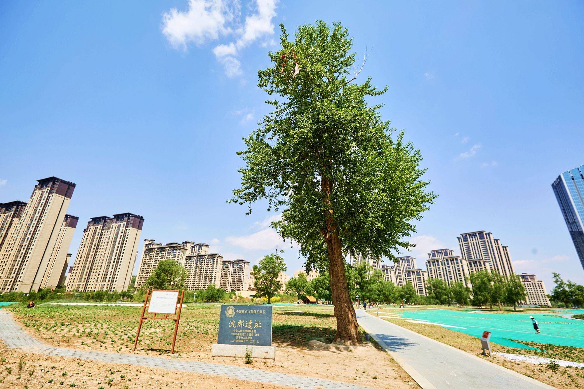A scenic view of Xining Shenna Yizhi
