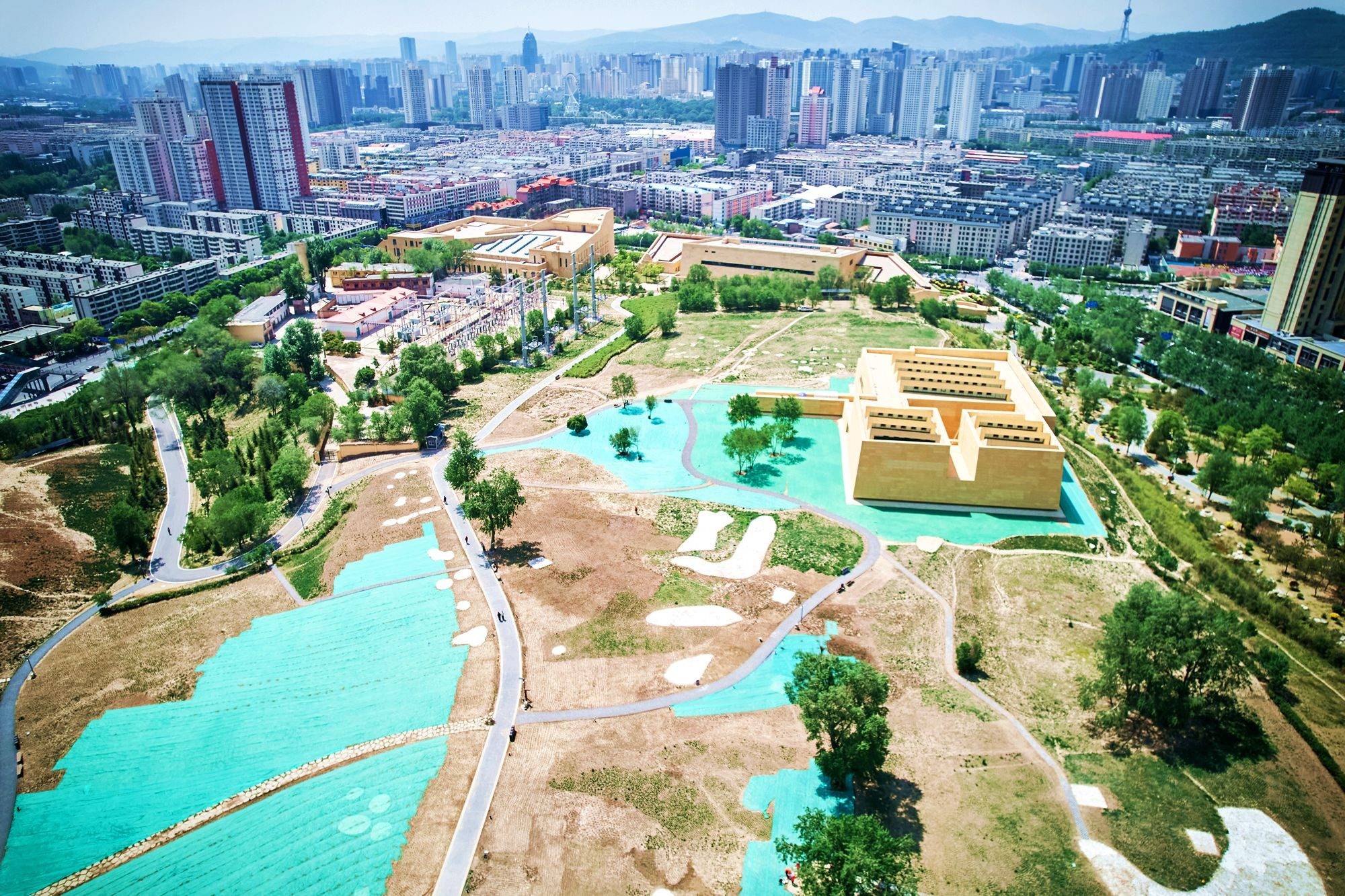 A scenic view of Xining Shenna Yizhi