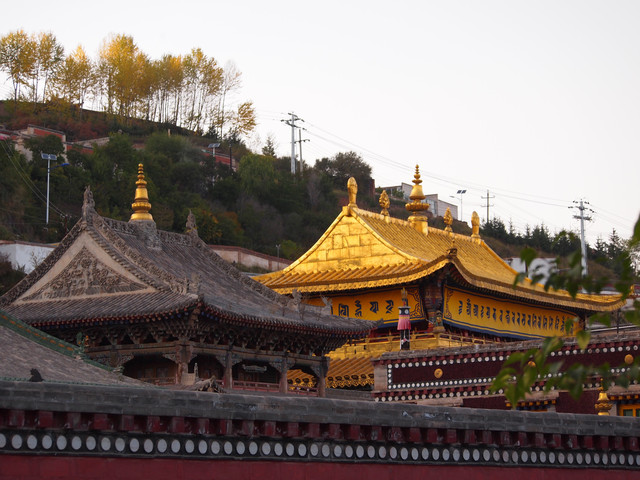 A scenic view of Xining Taersi