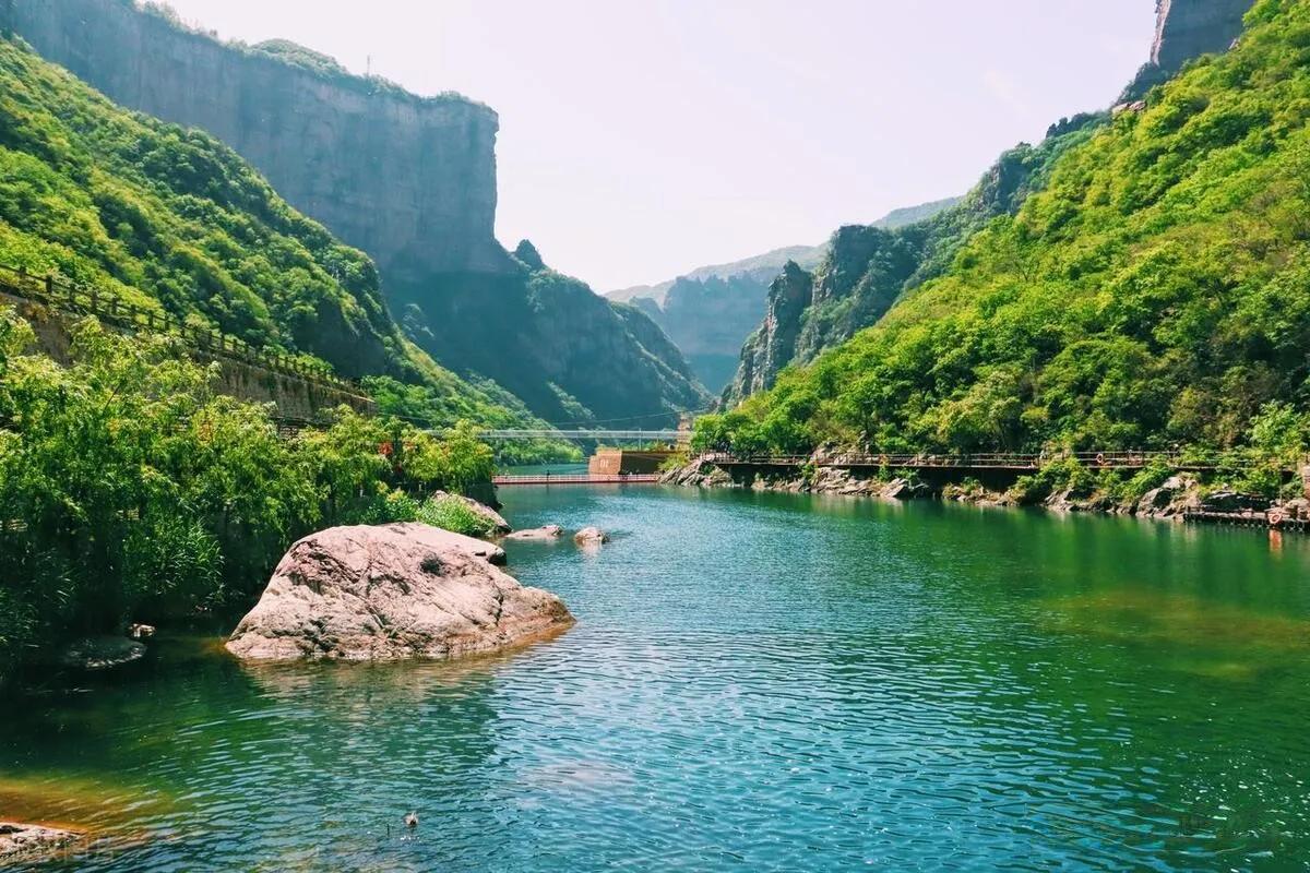 A scenic view of Xinxiang Dayunhe Xinxiangduan