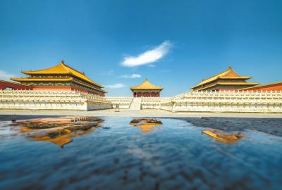 A scenic view of Xinxiang Guangtangta