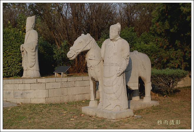 A scenic view of Xinxiang Lujianwangmu