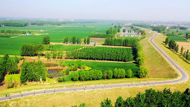 A scenic view of Xinxiang Mengzhuangyizhi