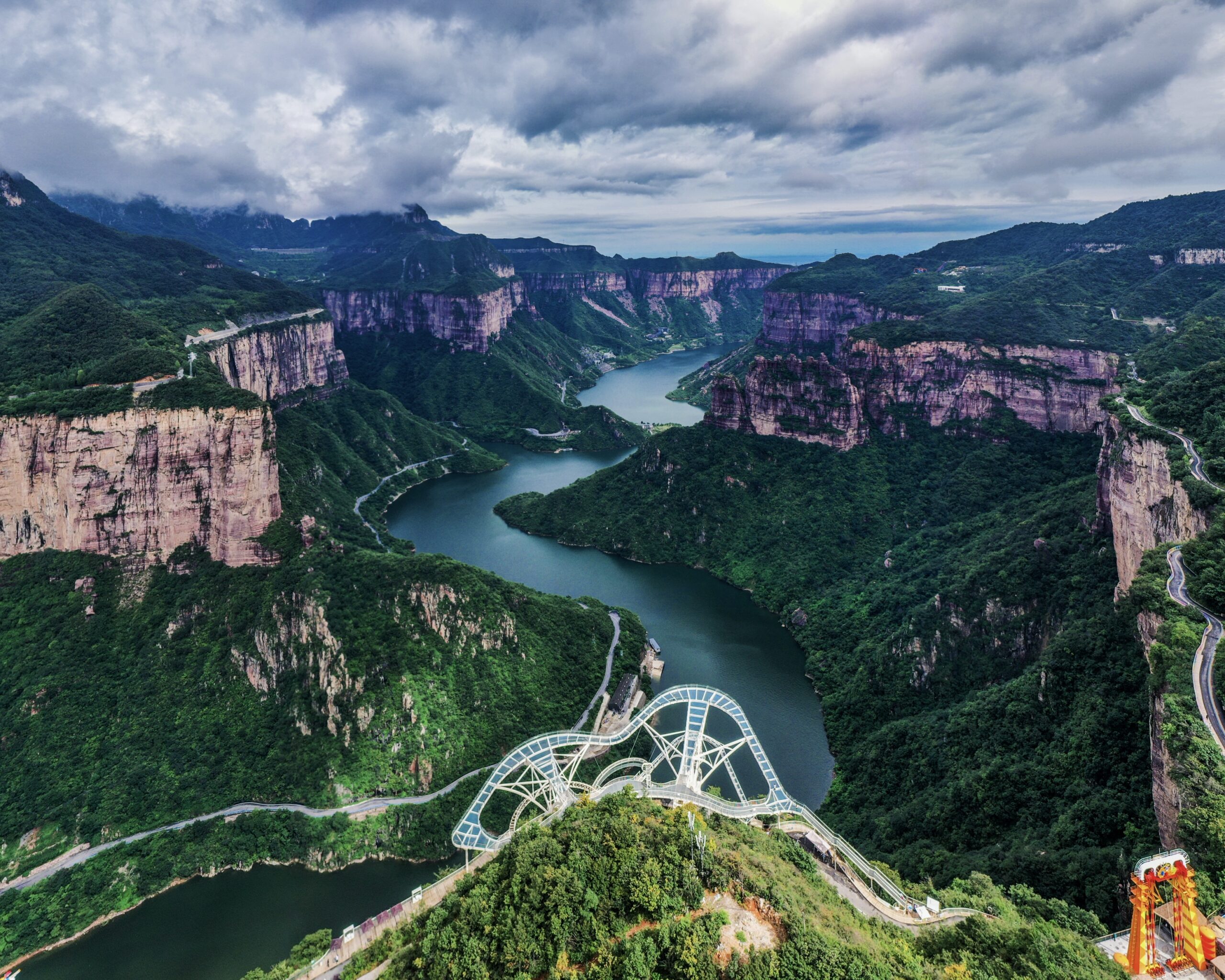 A scenic view of Xinxiang Mengzhuangyizhi