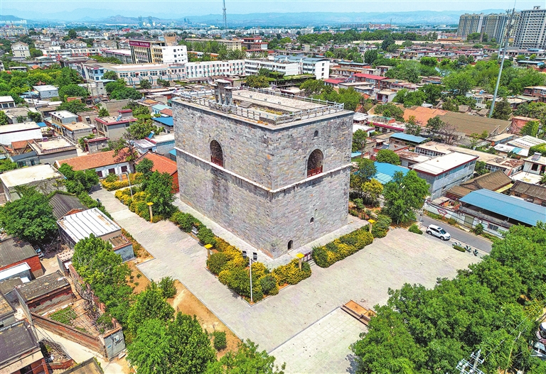 A scenic view of Xinxiang Wangjinglou