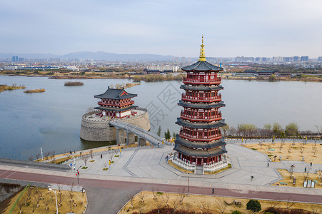 A scenic view of Xinxiang Wenmiao