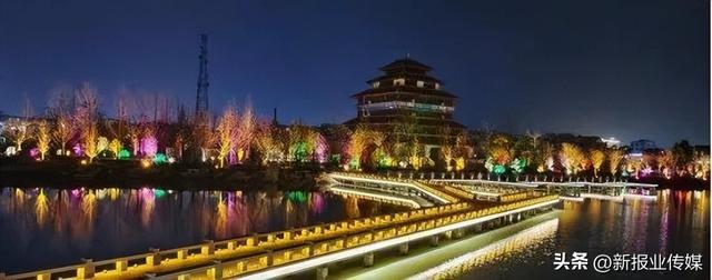 A scenic view of Xinyang Huangguogucheng