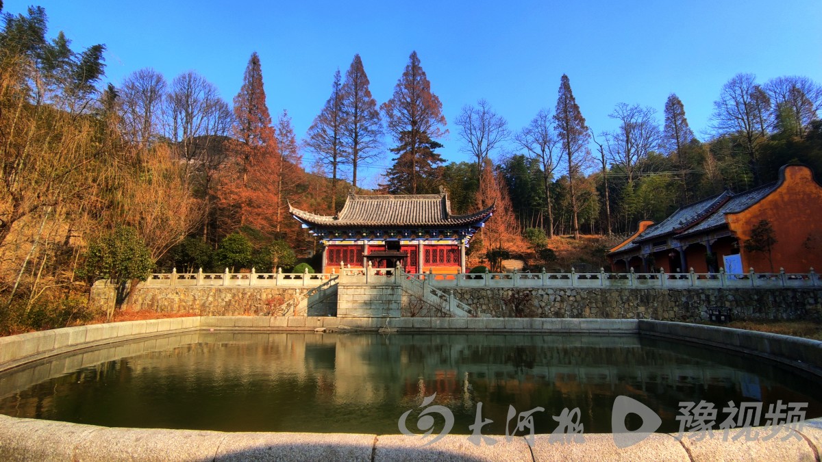 A scenic view of Xinyang Huangguogucheng